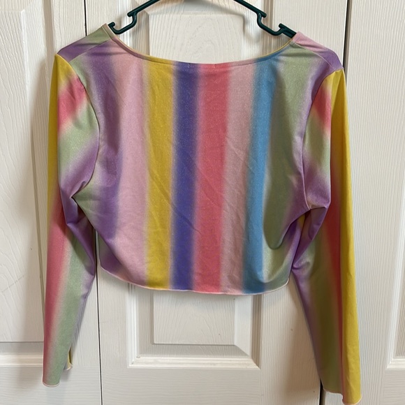 NWT Onia Layla Shimmer Crop Top - Picture 9 of 10